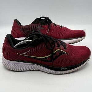 Saucony Guide 14 Running Shoes Mens 12 Burgundy‎ S20654-30 Stability Sneakers